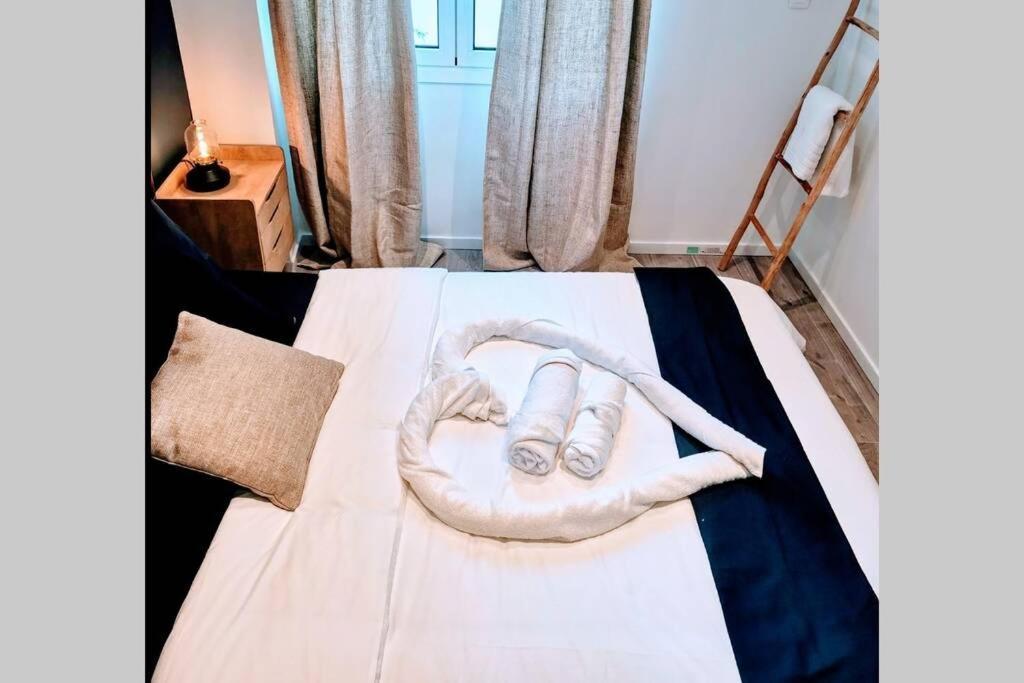 4 Couchages Climatise Direct Plage Wifi Parking 昂蒂布 外观 照片