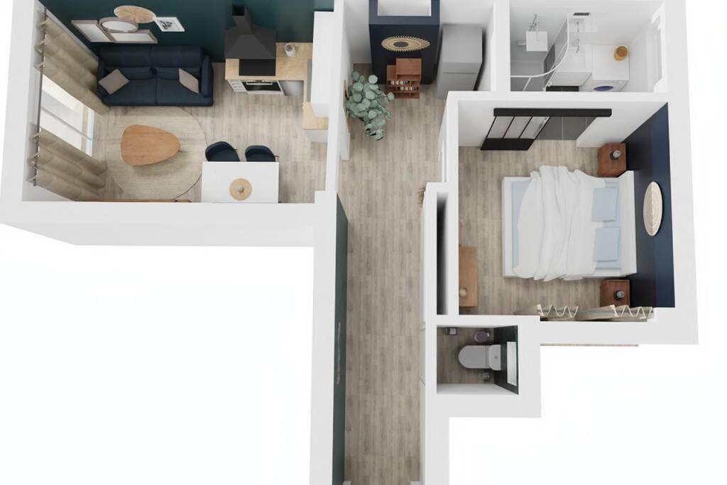 4 Couchages Climatise Direct Plage Wifi Parking 昂蒂布 外观 照片