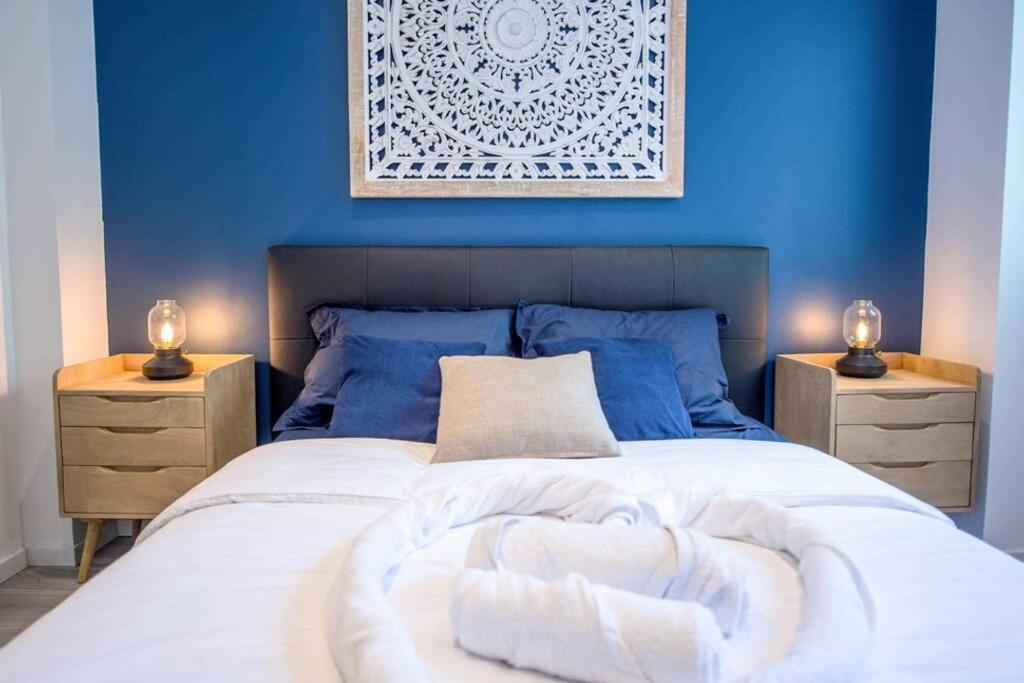 4 Couchages Climatise Direct Plage Wifi Parking 昂蒂布 外观 照片