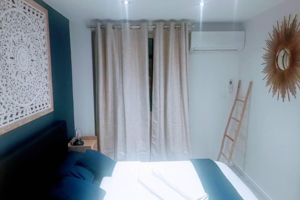 4 Couchages Climatise Direct Plage Wifi Parking 昂蒂布 外观 照片